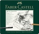 Papírenské zboží - Faber-Castell Pitt Monochrome Charcoal bádogdoboz, 24 db