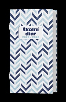 Papírenské zboží - Měsíční diář  - Klára - lamino - Modř