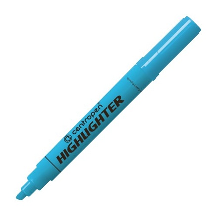 Papírenské zboží - Zvýrazňovač CENTROPEN 8552 1-4,6 mm modrý