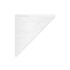 Papírenské zboží - Háromszög papírzacskó fehér 19 x 19 cm `125g` [1000 db]