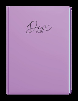 Papírenské zboží - Týdenní diář - Oskar - Pastel - A5 - fialová
