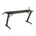 Papírenské zboží - ULTRADESK Herní stůl SPACE XXL GREEN, 154x61 cm, 78 cm, RGB podsvícení s dotykovým panele