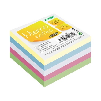 Papírenské zboží - Špalíček barevný lepený 8,5x8,5x4,5