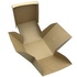Papírenské zboží - Burgeres doboz (PAP FSC Mix) kihajtható zsírálló kraft 120 x 120 x 100 mm [100 db]