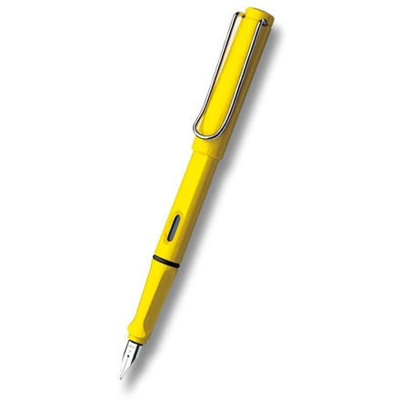 Papírenské zboží - Lamy Safari Shiny Yellow plnicí pero hrot B
