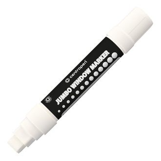 Papírenské zboží - Křídový fix na sklo Centropen JUMBO WINDOW 9120 bílý