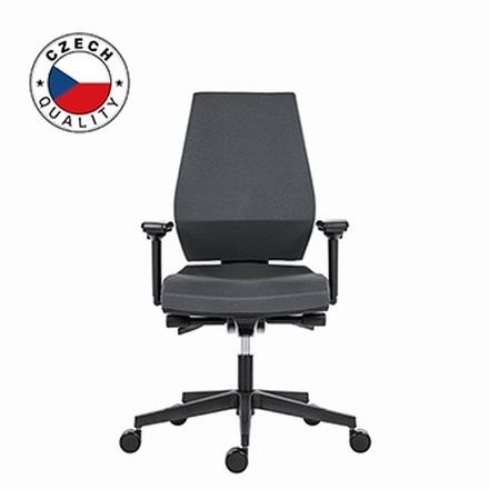 Papírenské zboží - Powerton Kancelářské ergonomické křeslo Sima, Šedé