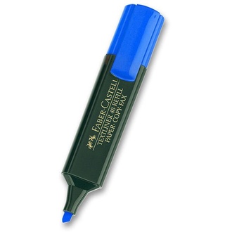 Papírenské zboží - Zvýrazňovač Faber-Castell Textliner 1548 modrý