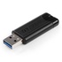 Papírenské zboží - Verbatim USB flash meghajtó, USB 3.0 (3.2 Gen 1), 128 GB, PinStripe, Store N Go, fekete, 49319,