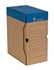 Papírenské zboží - Archiváló doboz, kék-fehér, karton, A4, 150 mm, VICTORIA