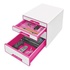 Papírenské zboží - Asztali kocka Leitz WOW, metál rózsaszín