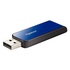 Papírenské zboží - Apacer USB flash meghajtó, USB 2.0, 32 GB, AH334, kék, AP32GAH334U-1, USB A, visszahúzható kúppal
