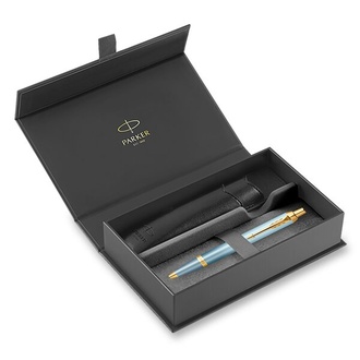 Papírenské zboží - Parker IM Writing Rituals Green GT sada kuličkové pero a pouzdro