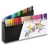 Papírenské zboží - Faber-Castell Black Edition ecsetfilcek - állványos, 50 szín