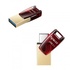 Papírenské zboží - Apacer USB flash meghajtó OTG, USB 3.0 (3.2 Gen 1), 64 GB, AH180, piros, AP64GAH180R-1, USB