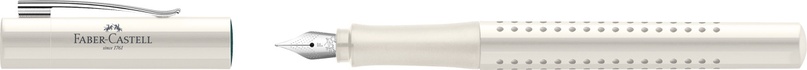 Papírenské zboží - Töltőtoll Grip 2010, F, kókuszfehér Faber-Castell 140822