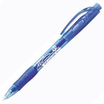 Papírenské zboží - Kuličkové pero "Marathon", modrá 0,4mm, stiskací mechanismus, STABILO