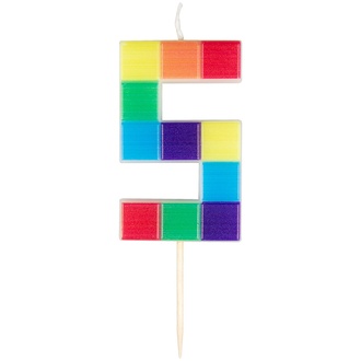 Papírenské zboží - Svíčka číslo 5 – stavebnice [1 ks]