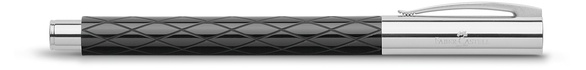 Papírenské zboží - Ambition Rhombus töltőtoll, M, fekete Faber-Castell 148920
