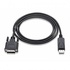 Papírenské zboží - DisplayPort M-DVI (24+1) M kábel, 2m, fekete