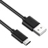 Papírenské zboží - USB kábel (2.0), USB A M- USB C M, 1 m, fekete