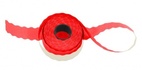 Papírenské zboží - Árcímkék 25x16 kontakt piros kerek