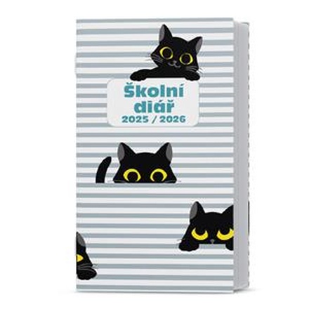 Papírenské zboží - Týdenní diář  - Kamil - lamino - Kočky