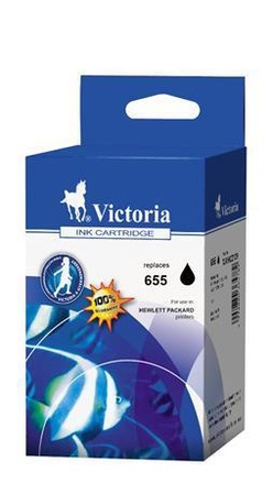 Papírenské zboží - 655 Inkjet cart. pro Deskjet Ink Advantage 3520 tiskárny, VICTORIA, černá 18 ml