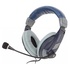 Papírenské zboží - Defender Gryphon 750, fejhallgató mikrofonnal, hangerőszabályzó, kék, zárt, 2x3.