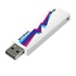 Papírenské zboží - Goodram USB flash meghajtó, USB 2.0, 16 GB, UCL2, fehér, UCL2-0160W0R11, USB A, visszahúzható vég