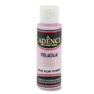 Papírenské zboží - Akrylové barvy Cadence Premium 70 ml, jemně růžová