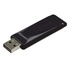 Papírenské zboží - Verbatim USB flash meghajtó, USB 2.0, 16 GB, Slider, Store N Go, fekete, 98696, USB A, csúszdával