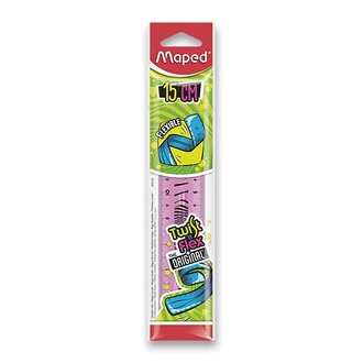 Papírenské zboží - Pravítko Maped Twist´n Flex - 15 cm, mix barev