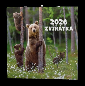 Papírenské zboží - Nástěnný kalendář - Zvířátka