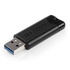 Papírenské zboží - Verbatim USB flash meghajtó, USB 3.0 (3.2 Gen 1), 64 GB, PinStripe, Store N Go, fekete, 49318,