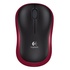 Papírenské zboží - Logitech Mouse M185, 1000 DPI, 2,4 [GHz], optikai, 3 tl., 1 kerék, vezeték nélküli, piros, 1 k