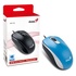 Papírenské zboží - Genius Mouse DX-110, 1000DPI, optikai, 3 tl., 1 kerék, vezetékes USB, kék, standard, uni