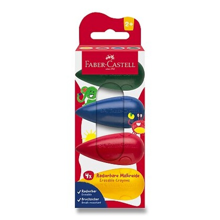 Papírenské zboží - Voskové pastelky do dlaně Faber-Castell - 4 barvy