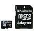 Papírenské zboží - Verbatim Micro Secure Digital Card, 16 GB, micro SDHC, 44082, UHS-I U1 (10. osztály), adapterrel