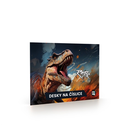 Papírenské zboží - Desky na číslice Dino