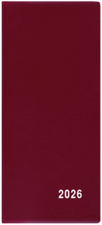 Papírenské zboží - Měsíční diář - Xenie - PVC - bordó