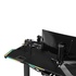 Papírenské zboží - ULTRADESK Gaming asztal FORCE - szürke, 166x70 cm, 76,5 cm, XXL egérpaddal, slu tartóval