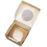 Papírenské zboží - ECO papírdoboz muffinokhoz 100x100x100 mm barna ablakkal [25 db]