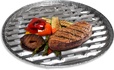 Papírenské zboží - Grill tálca (ALU) kerek átmérő 34cm [3 db]