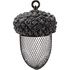 Papírenské zboží - Makk – madáretető, 700 ml/14×22 cm, gyanta/fém, barna/fehér