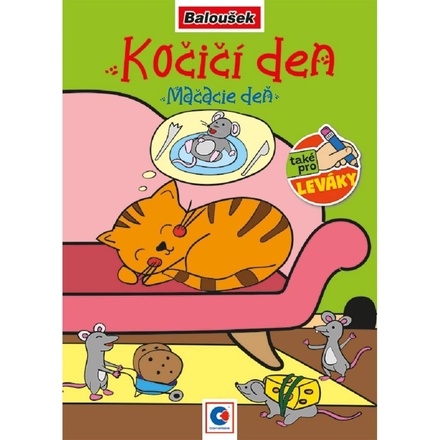 Papírenské zboží - Omalovánka - A5 - Kočičí den