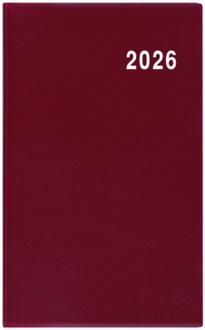 Papírenské zboží - Měsíční diář - Marika - PVC - bordó