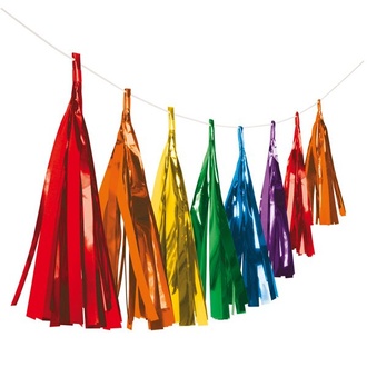 Papírenské zboží - Závěsná dekorace střapce 3 m