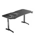 Papírenské zboží - ULTRADESK Játékasztal FRAG XXL FEKETE, 160 x 75 cm, 75 cm, ital és fejhallgató tartó, állvány