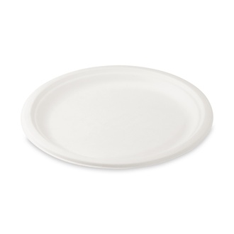 Papírenské zboží - Talíř kulatý BIO cukrová třtina průměr 26 cm [50 ks]
